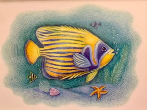lot 341 image: 2 Fancy Fish Prints