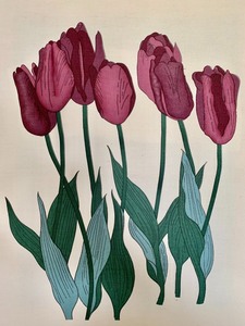 lot 349 image: Quilted Iris Artwork