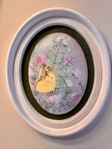 lot 379 image: Framed Butterfly Art