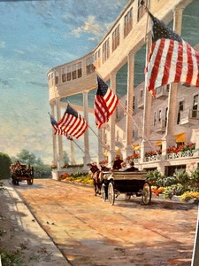 lot 391 image: Grand Hotel Print by Kathleen Chaney Fritz