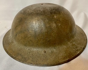 lot 447 image: Vintage Metal Military Helmet