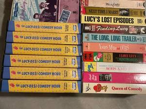 lot 178 image: Large Lucille Ball VHS Tape Lot