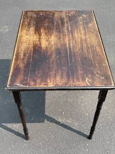 lot 191 image: Vintage Wooden Folding Table