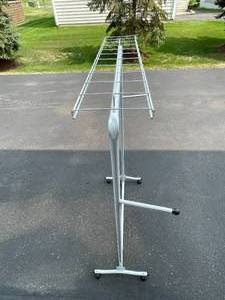 lot 193 image: Rolling Clothes Rack