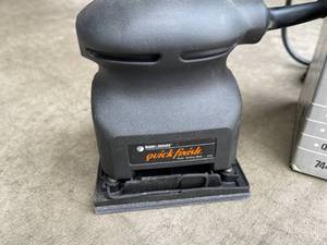 lot 203 image: Black and Decker Palm Sander in Original Box