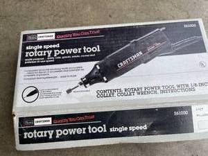 lot 207 image: Craftsman Single Speed Rotary Tool