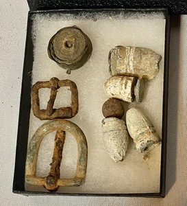 lot 456 image: Civil War Bullets and Artifacts