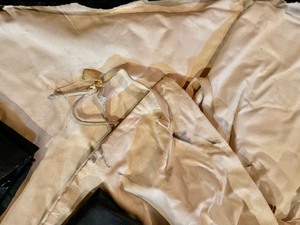 lot 481 image: Civil War Reenactment Peak Tent and Oil Skins