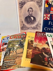 lot 492 image: Civil War Books and Magazines