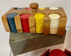 lot 288 image: 6 Mini Poker Chip Sets