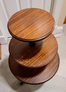 lot 240 image: Tiered Vintage Table
