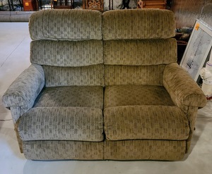 lot 243 image: La-Z-Boy Upholstered Reclining Sofa