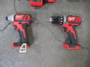 Milwaukee M18 18-Volt Lithium-Ion Cordless Drill DriverImpact Driver Combo Kit (Tools Onlyl) 2691-22