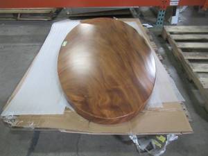 Solid Wood Live Edge Elliptic Walnut CoffeeTable (192602362) Approximate Dimensions 52 in. x 28 in. x 2.0 in.