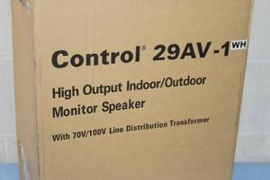 lot 12 image: JBL Control 29AV-1 Premium Indoor  Outdoor Pro Audio Monitor Speaker