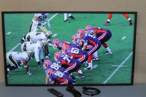 lot 27 image: NEC 55 High Performance LED Backlit Commercial-Grade Display  TV  Television  Monitor with Integrated Speakers &