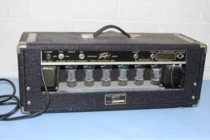 lot 32 image: Vintage Peavey MACE Pro Audio Tube Amplifier Head