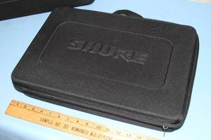 lot 42 image: Lot of 2 Shure Pro Audio Cases - One is Foam-Lined