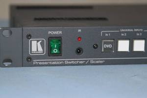 lot 50 image: Kramer VP-728 9-Input Professional Audio  Video Analog & Digital Presentation Switcher & Scaler