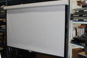 lot 120 image: Draper Luma 2 Wall  Ceiling Manual Widescreen Video Projection Screen - 109 Diagonal