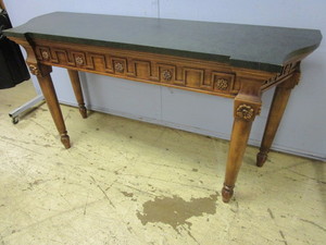 lot 708 image: SOLID WOOD SIDE TABLE