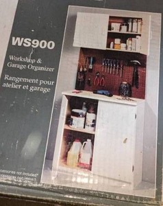 lot 9 image: SystemBuild Work Shop & Garage Organizer, New in Box