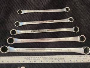 lot 71 image: S K DOUBLE BOX END WRENCHES(4)