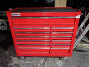 lot 112 image: US General Pro Industrial Roller Tool Cabinet