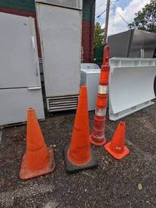 lot 156 image: Orange Safety Cones