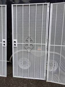 lot 158 image: New White Steel Security Door