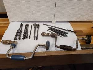 lot 89 image: STANLEY SPEED HAND WOOD BORING TOOLS