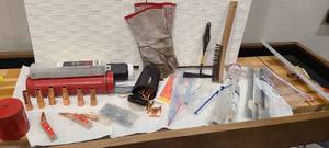 lot 14 image: WELDING TOOLS , RODS, TORCH TIPS