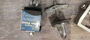 lot 142 image: FORD TOW HOOK BLACK PAIR, PICKUP TIE DOWNS