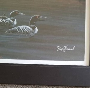Wildlife Artist Tim Hansel Framed Print of Twilight Campsite