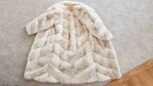 Vintage Opossum Fur Coat  size Small