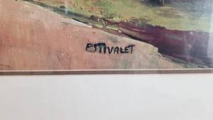 Framed Print of Italian Countryscape by Estivalet