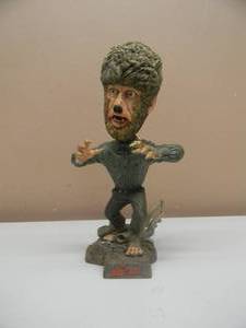 lot 11 image: THE WOLF MAN NECA UNIVERSAL STUDIOS MONSTERS NODDER BOBBLEHEAD - VERY COOL PIECE - APPROX 9 - SEE PICTURES