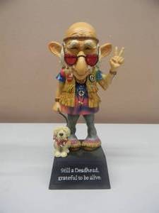 lot 30 image: COOTS STILL A DEADHEAD GRETEFUL TO BE ALIVE BOBBLEHEAD - VERY COOL PIECE - APPROX 7 12 - SEE PICTURES