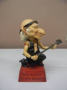 lot 31 image: COOTS STILL ROCK OR SO HE FANTASIZES BOBBLEHEAD - VERY COOL PIECE - APPROX 7 - SEE PICTURES