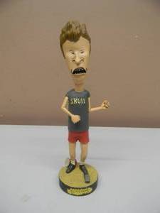 lot 44 image: NECA BUTT-HEAD BEAVIS & BUTT-HEAD HEADKNOCKER - AWESOME - VERY COOL PIECE - APPROX 8 - SEE PICTURES