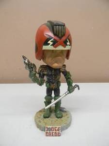lot 59 image: 2000AD Bobbleheads Judge Dredd JUDGE DREDD - RARE - VERY COOL PIECE - APPROX 8 - SEE PICTURES
