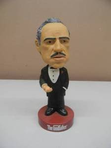 lot 60 image: FunCo GODFATHER THE GODFATHER TALKING BOBBLEHEAD - VERY COOL PIECE - APPROX 7 - SEE PICTURES
