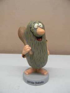 lot 64 image: FunCo WACKY WOBBLER  CAPTAIN CAVEMAN - HANNA BARBERA - AWESOME - VERY COOL PIECE - APPROX 7 - SEE PICTURES