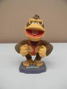 lot 67 image: NINPRO NINTENDO GAME BOY ADVANCE DONKEY KONG PROMO BOBBLEHEAD FIGURE - AWESOME - VERY COOL PIECE - APPROX 6 - SEE PICTURES