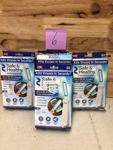 lot 6 image: Lot of 4 Safe & Healthy UV Light As Seen On TV