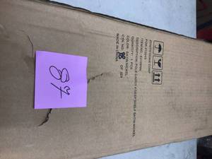 lot 87 image: Zenna Home pole caddy 4 deep shelf satin nickel