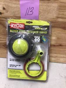 lot 113 image: Ryobi Bump Feed Trimmer Head