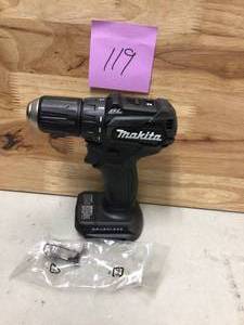 lot 119 image: 18-Volt LXT Lithium-Ion Sub-Compact Brushless Cordless 12 in. Driver Drill (Tool Only) by Makita