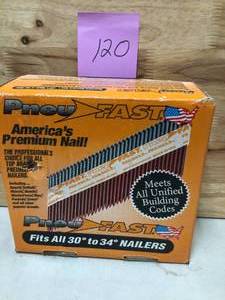 lot 120 image: Case of Pnew Fast American Nail