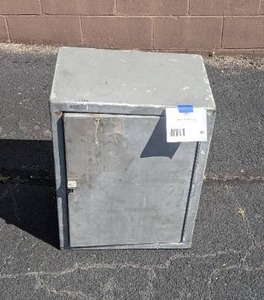 lot 95 image: Large Steel Lock Box